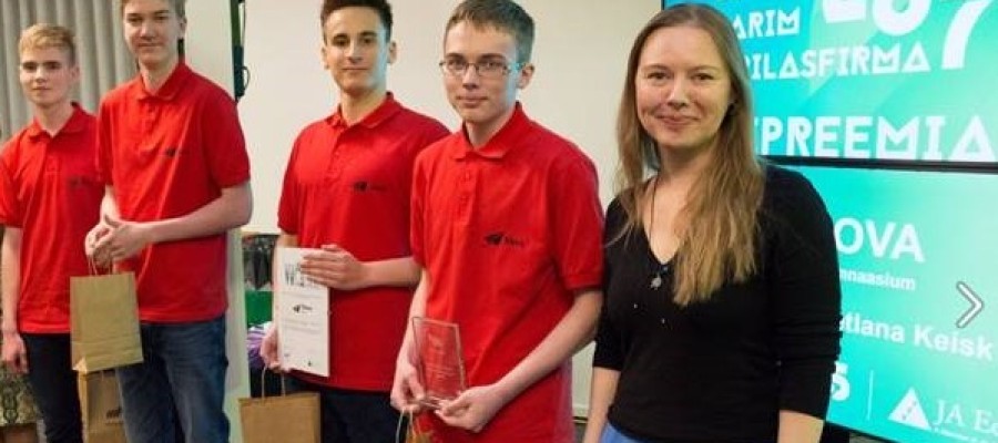 Manpower tunnustas õpilasfirmade võistlusel eriauhinnaga õpilasfirmat NOVA
